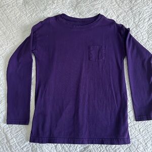 Primary Purple Tunic Pocket TShirt - long sleeve....excellent condition   8-9